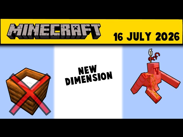 Cushion NERF, Looting Arrow removed, New Dimension and MORE | 26.3 snapshot 4 Minecraft update