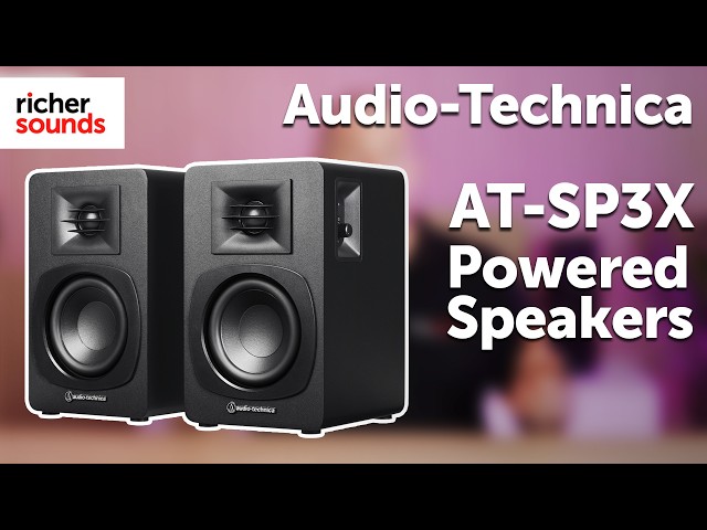 Audio-Technica AT-SP3X Powered Speakers | Richer Sounds