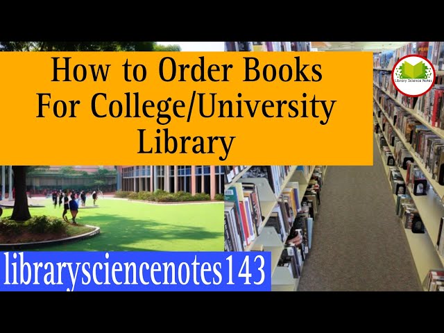 How to order New Books in college and University.        #libraryscience #practicalwaorkinlibrary