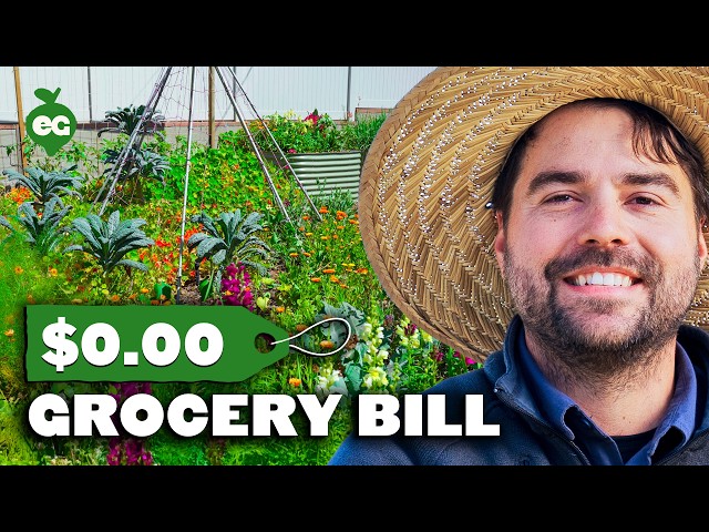 He Grows 90% of His Groceries For a Family of 6