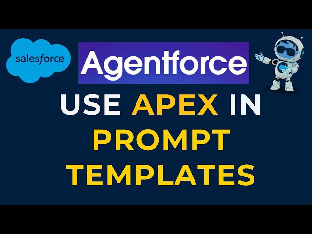 How to Call Apex in Agentforce Prompt Template | Salesforce Tutorial