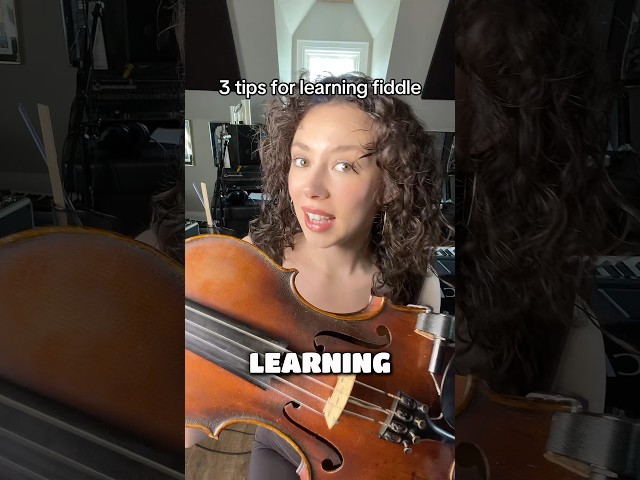3 TIPS FOR LEARNING FIDDLE!! #fiddle #violin #tutorial #education