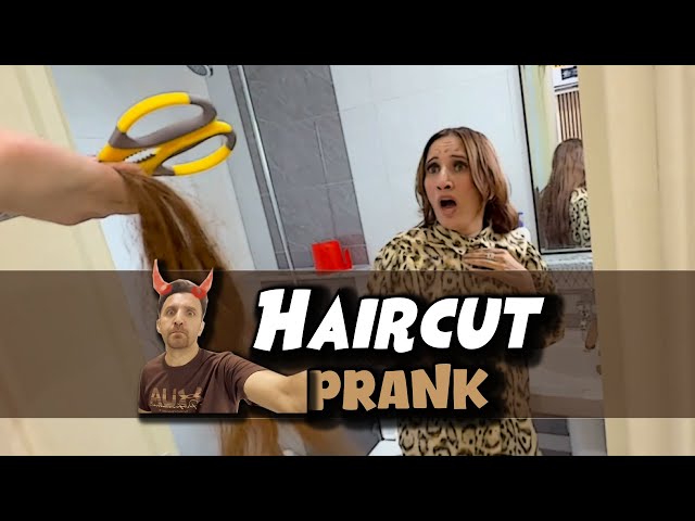 Haircut prank on wife (gets very emotional) | OZZY RAJA