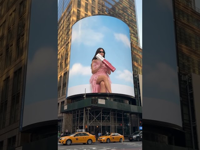 Maybelline Lipstick AI Bill Board Ad FREE #shorts #aiads #billboardads