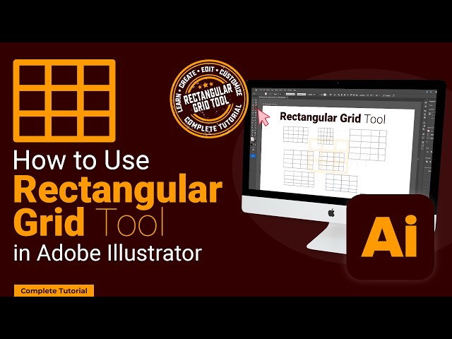 How to Use the Rectangular Grid Tool in Adobe Illustrator — Complete Tutorial