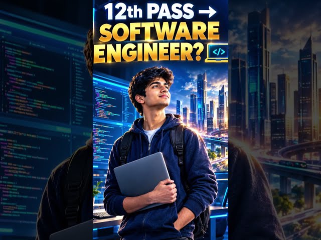 Can a 12th Pass Become a Software Engineer? 💻🚀 | Complete Career Roadmap After 12th #career #shorts