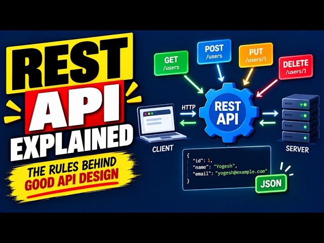 Lesson-12 | REST API Explained: The Rules Behind Good API Design | System Design Interview Series
