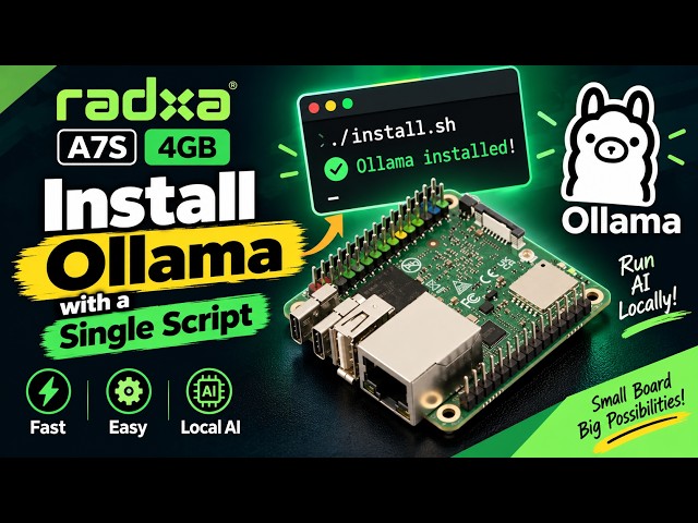 One Script For Installing Ollama in RADXA(any aarch64)