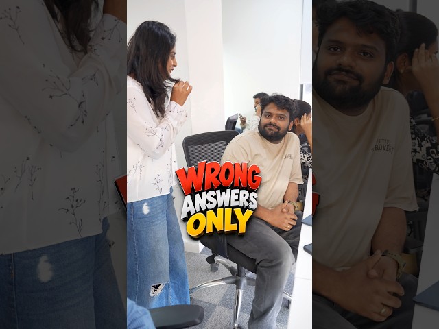 Wrong answers only 👀😂              #officememes #shorts #funny #corporatelife #youtubeshorts #office