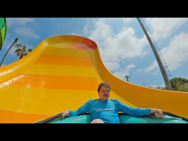 Giant Boomerango Water Slide at Regnum Hotels Aqualantis