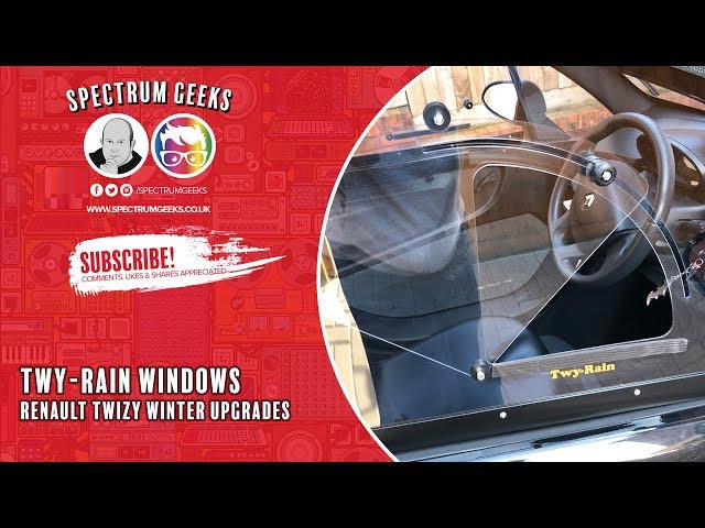 Renault Twizy Twy Rain (2018) Windows Review vs Renault Own Windows