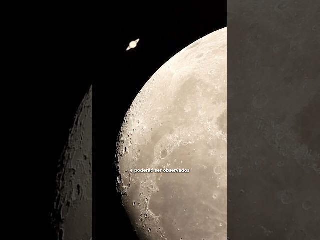 Moon and Saturn Conjunction