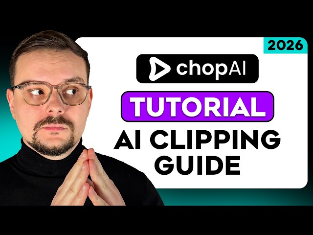 Chop AI Tutorial - 2026 | Better Podcast Reels Than Opus Clip?