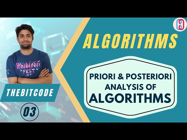 2. [L-1.2] - Analysis Of Algorithms | Priori and Posteriori Analysis | Algorithm (DAA) | GATE-CSE