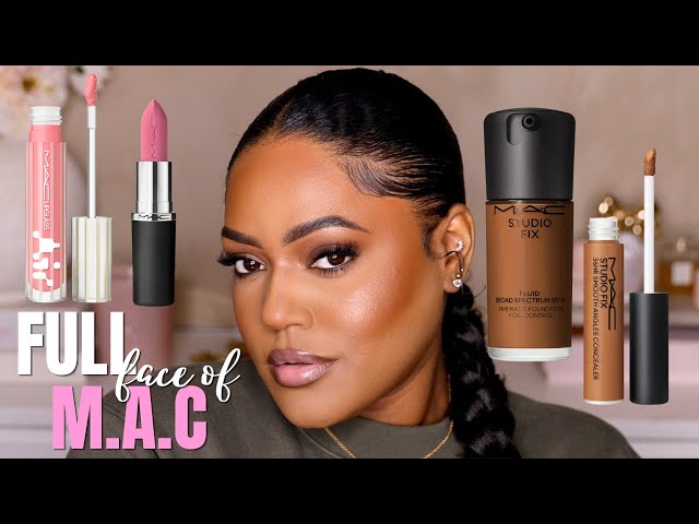 FULL FACE of MAC COSMETICS | New STUDIO FIX FOUNDATION 