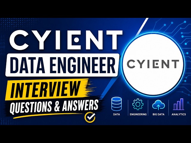 Cyient Data Engineer Interview Questions & Answers