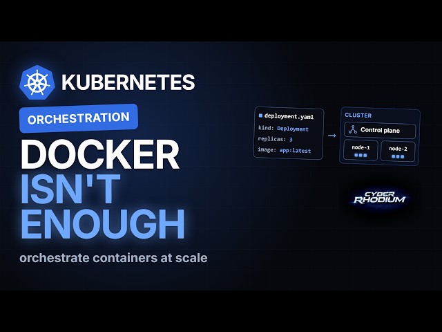 Kubernetes Explained: What Happens When Docker Isn't Enough!