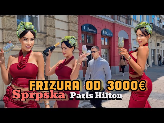 Frizura vredna 3000€ -Aleksandra Subotić Srpska PARIS HILTON-Bahato ili ne, o čemu se ovde radi? 💶🤑