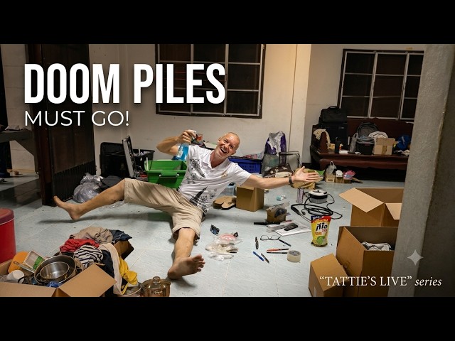 LIVE: Finally Tackling My "Doom Piles" After Moving House! 📦 | Thailand Life & Q&A