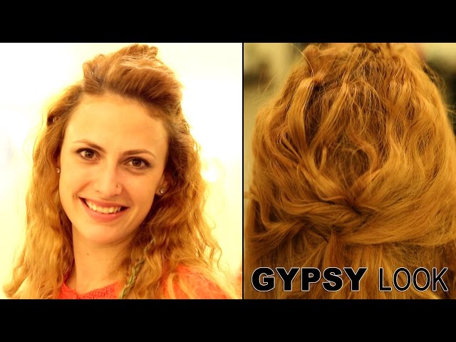 Gypsy Hairstyle | Wavy Hairstyle | Messy Beach Waves Hairstyle