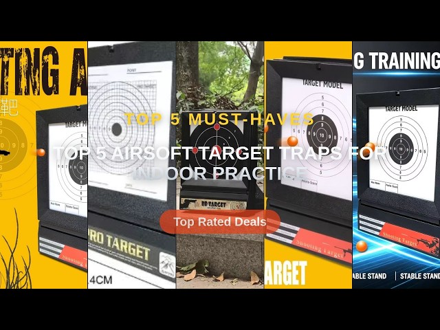 Ultimate Guide to the Best Top 5 Airsoft Target Traps For Indoor Practice - A3 AEG Airsoft Target wi
