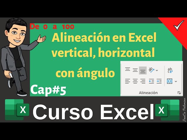 CX#5 👉 ALINEACIÓN EN EXCEL VERTICAL, HORIZONTAL Y CON ÁNGULO ▶ Curso Básico de Excel #Shorts