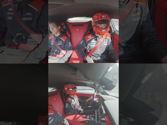 Esteban and Ryō didn't hold back around Shimoyama 💨 Watch the full lap on our channel! 📺 #HaasF1 #F1