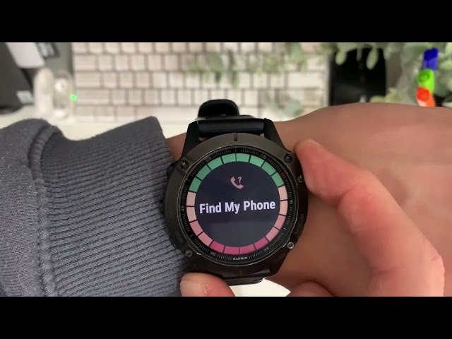 How to Use Find my Phone on Garmin Fenix