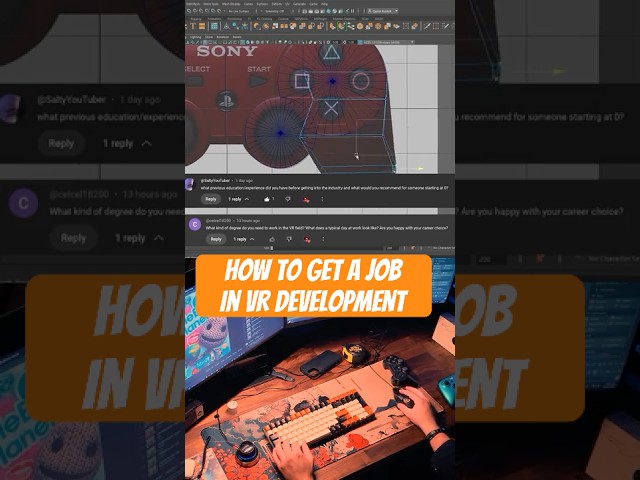 How to Start a Career in VR Development #virtualreality #vr #unrealengine #developer #fyp #shorts