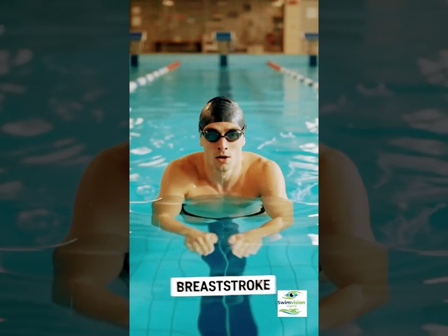 How to swim breaststroke without putting your face in the water #swimming #shorts  #breaststroke