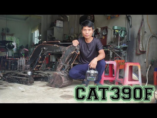excavator scale 1/8, homemade excavator hydraulic system assembly