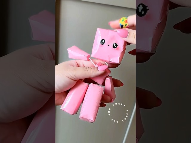 DIY pepper robot doll squishy #tonniartandcraft  #diy #craft #art #handmade
