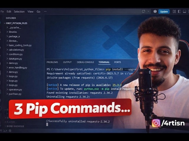 Pip Commands Every Python Developer Should Know