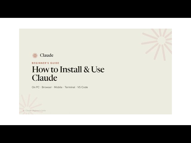 How to Install Claude AI | Complete Beginner Guide
