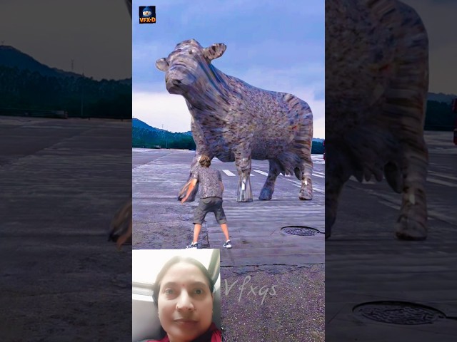 Next-Level boy & cow🐄  Effects You Have to 🙈! 😯 | & Easy VFX Tricks for Creators #Shorts  #VFX