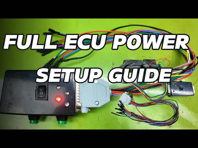 Full Guide: Build a Universal ECU Power Supply Connector | Step-by-Step DIY