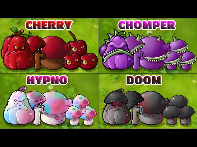 PVZ Fusion 3.9 Challenge - Team Family Plants Fusion x4 vs Special Gargantuar x50 - Who Will Win?