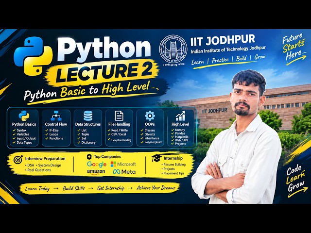 learning for python DSA, website develape , project, interview guide line internship with google
