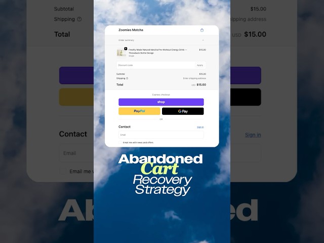 How to Recover Abandoned Carts in Shopify