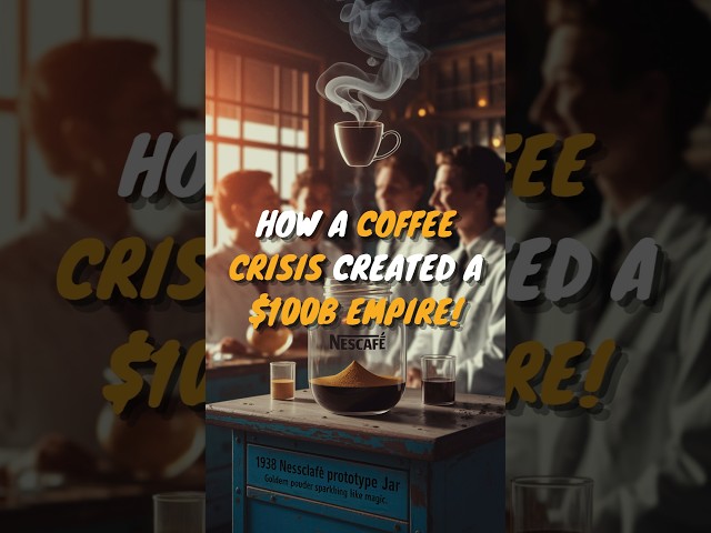 How A Coffee Crisis Created A $100B Empire! #Short #Nestle #Nescafe #BusinessStory #BusinessStrategy