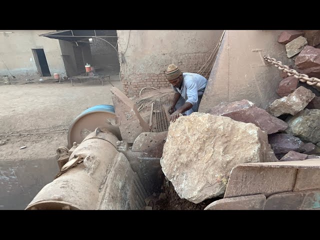 "Big Rock Crusher Machine: A Giant in Action"Big Rock Crushing: A PowerfulProcess"# 