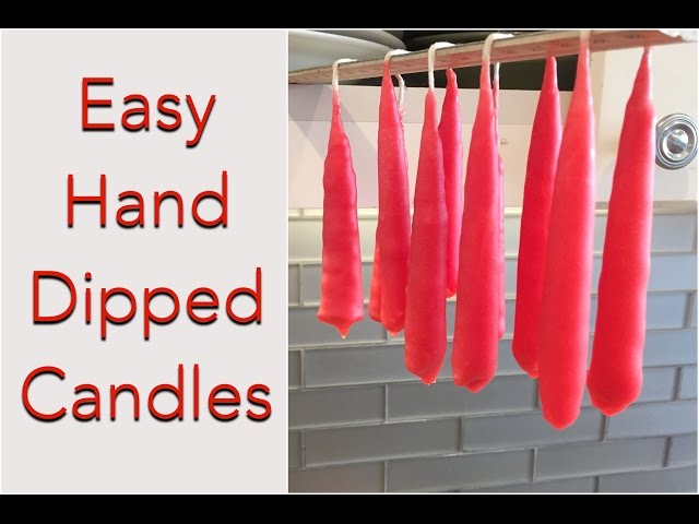 Hand Dipped Candles For Beginners