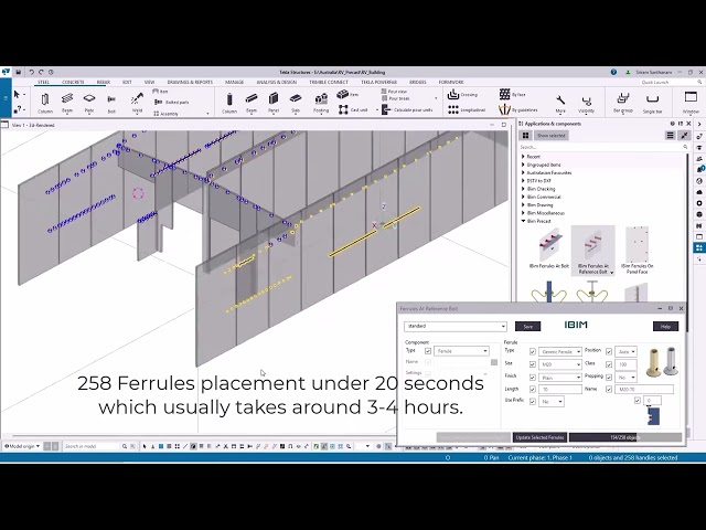 Tekla Open API Ref Bolt