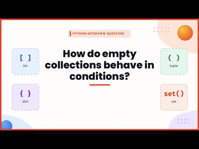 Are Empty Lists False in Python? Truthy & Falsy Collections | Python Interview Question #python