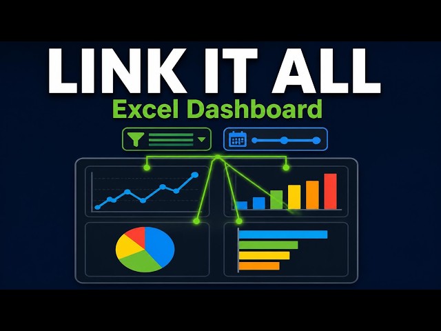 Build an Interactive Excel Dashboard (4 Charts + Slicer + Timeline)