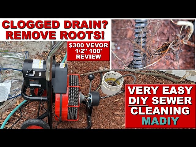 Vevor Drain Auger for $300 Product Review & How-to Use Lesson. #productreview #vevor #draincleaning