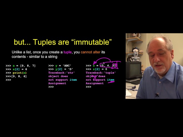 PY4E - Tuples (Chapter 10 Part 1)