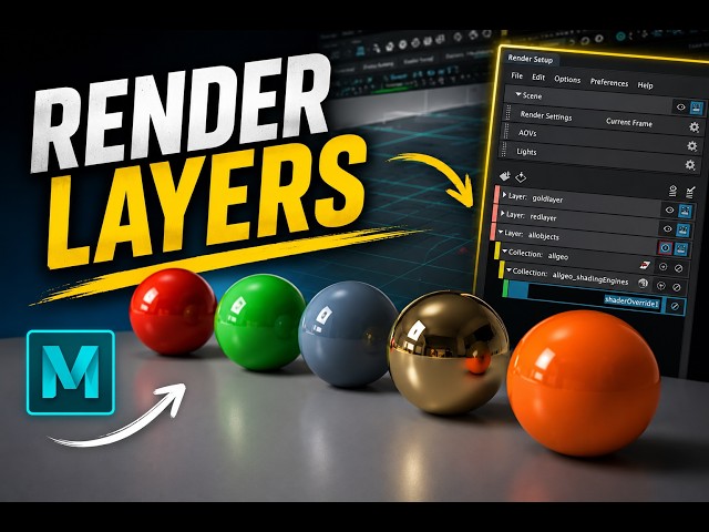 Maya Render Layers: The Professional VFX Workflow You Need to Know
