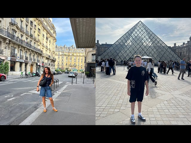 THE PARIS VLOGS 1 - TRAVEL, THE LOURVE & NOTRE DAME