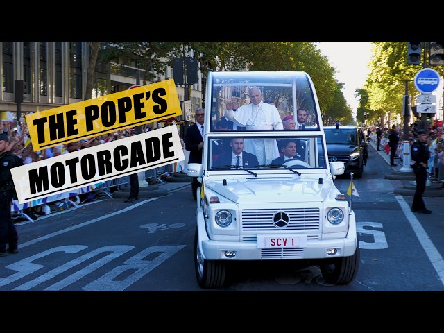 The Pope’s Motorcade in Paris